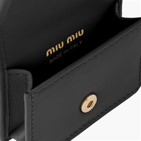 miu miu airpods|Matelassé nappa leather AirPods Pro case .